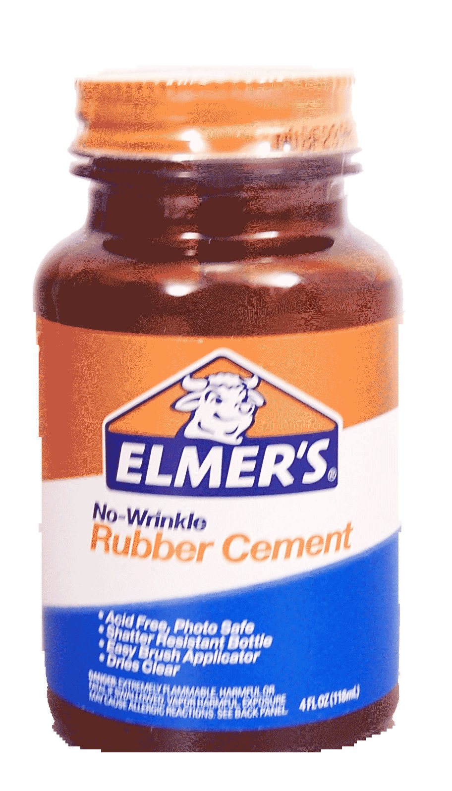 Elmer's  rubber cement no wrinkle, dries clear Full-Size Picture